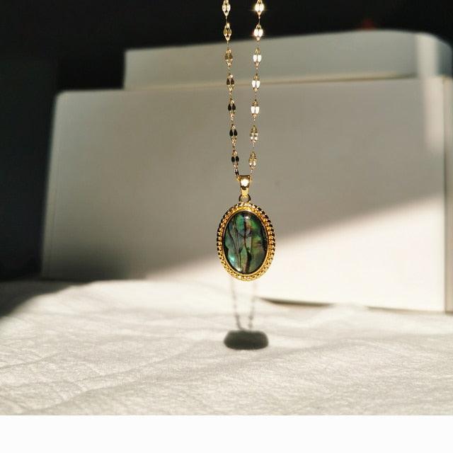Vintage Water Drop Pendant Necklace Necklaces - The Burner Shop