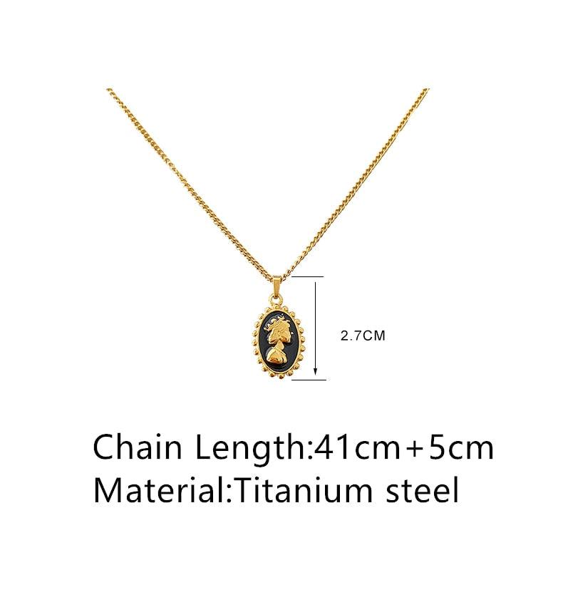 Vintage Water Drop Pendant Necklace Necklaces - The Burner Shop
