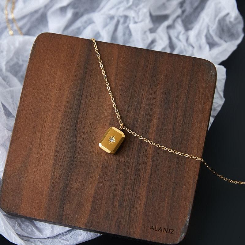 Vintage Water Drop Pendant Necklace Necklaces - The Burner Shop