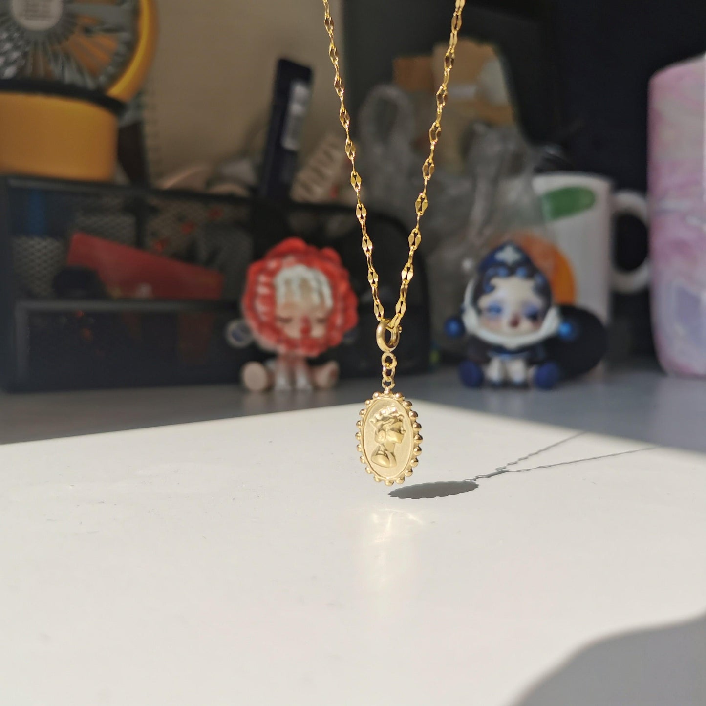 Vintage Water Drop Pendant Necklace Necklaces - The Burner Shop