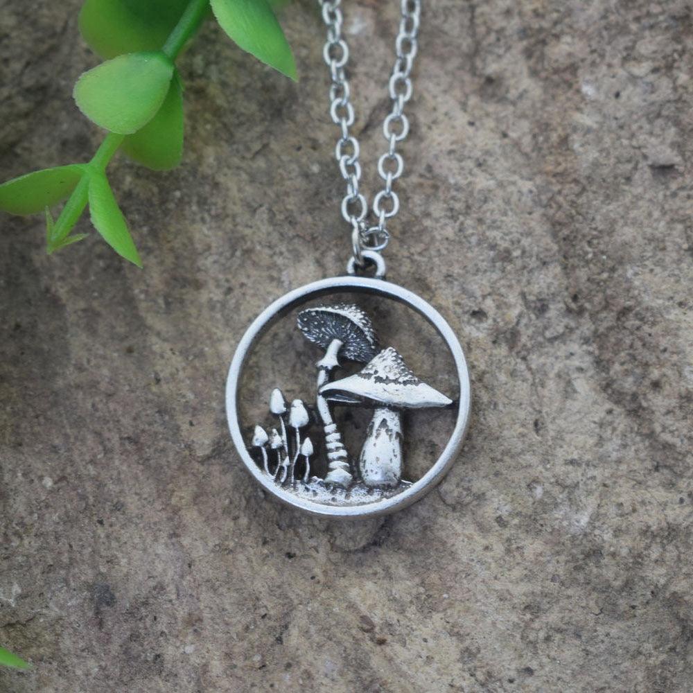 Witchy Nature Pendant Necklace Necklaces - The Burner Shop