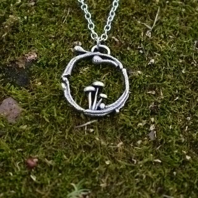 Witchy Nature Pendant Necklace Necklaces - The Burner Shop