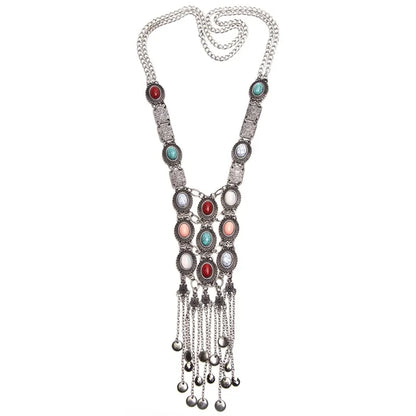 Vintage Boho Coin Necklace