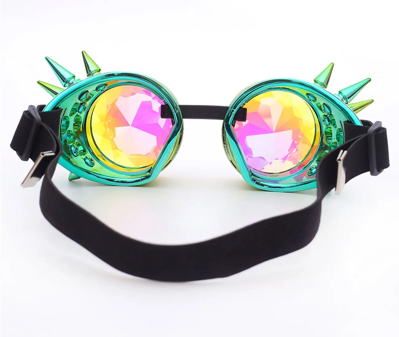 Spike Kaleidoscope Rainbow Goggles