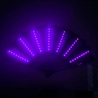 LED Glow Folding Fan