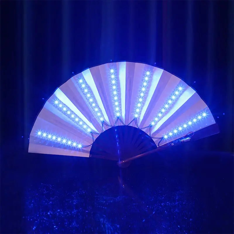LED Glow Folding Fan