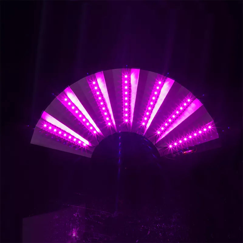 LED Glow Folding Fan