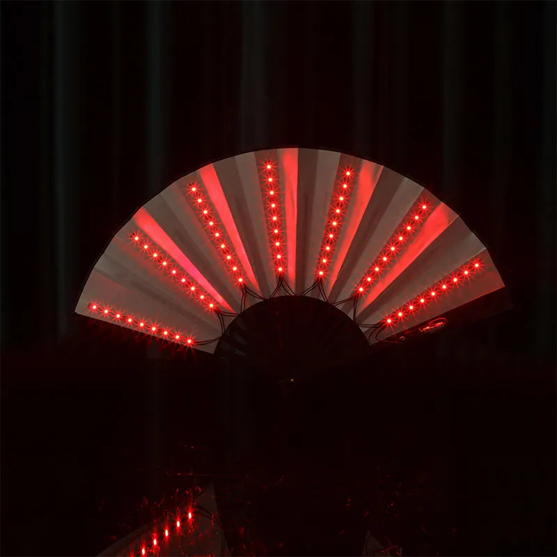 LED Glow Folding Fan