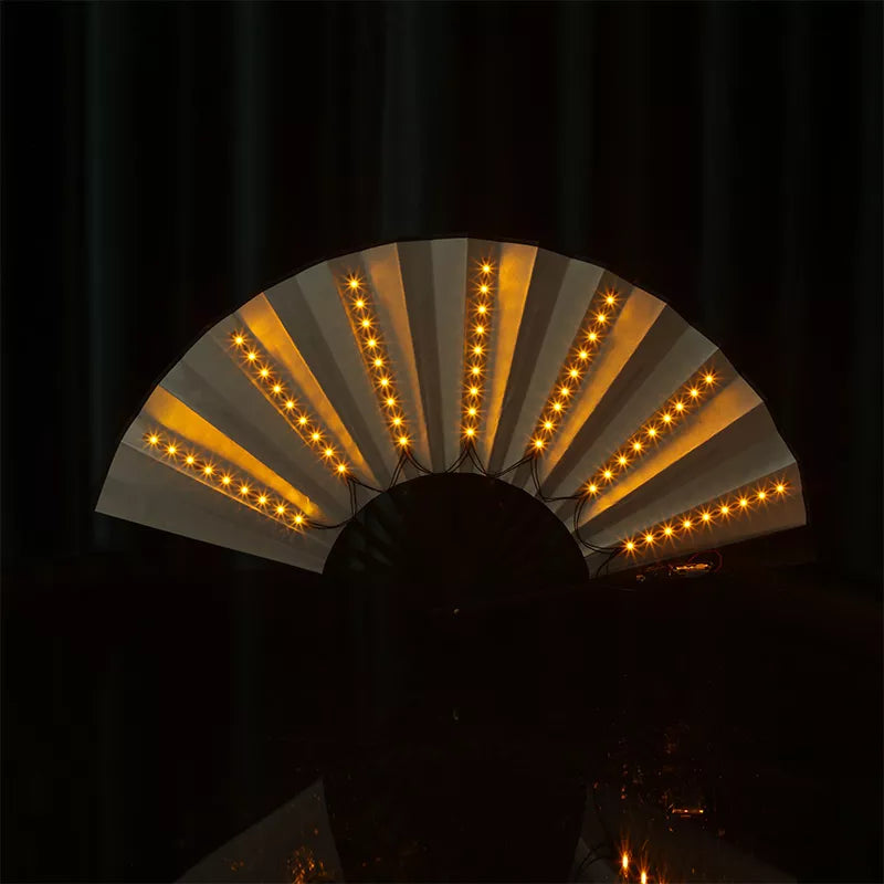 LED Glow Folding Fan – The Burner Shop