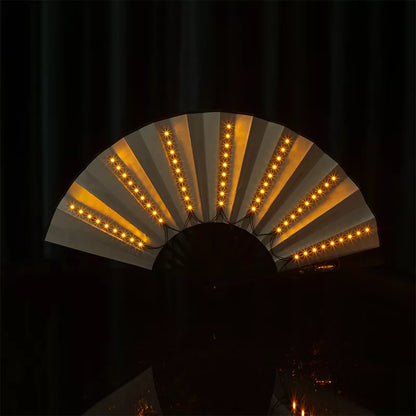 LED Glow Folding Fan