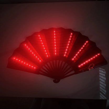 LED Glow Folding Fan