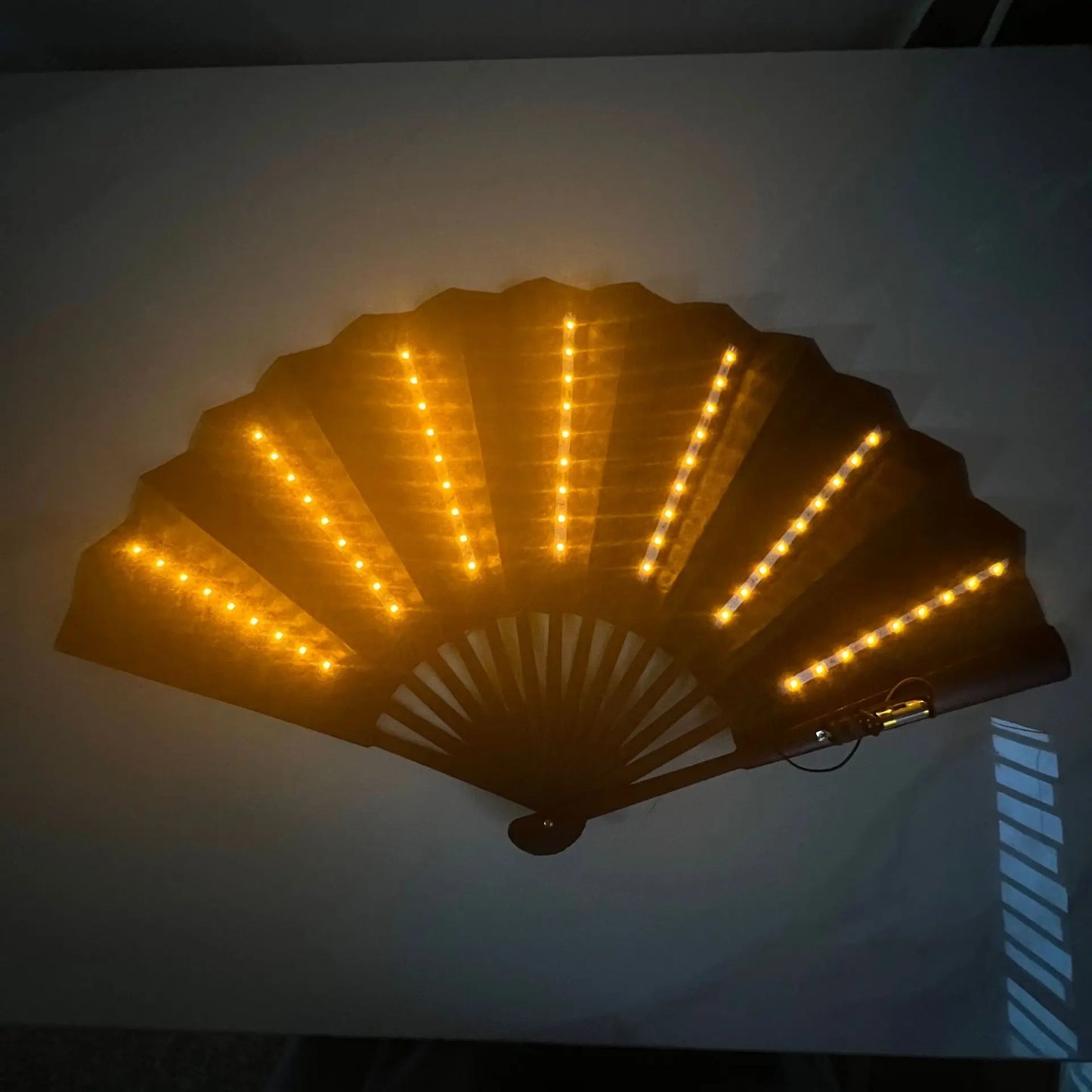 LED Glow Folding Fan