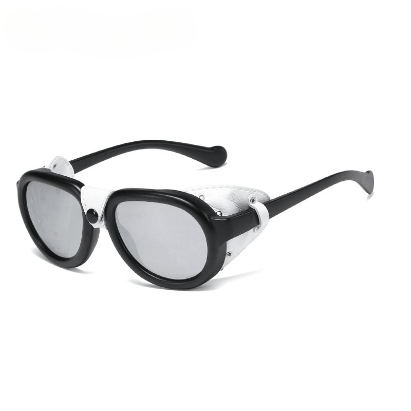 Ace Steampunk Round Sunglasses Sunglasses - The Burner Shop
