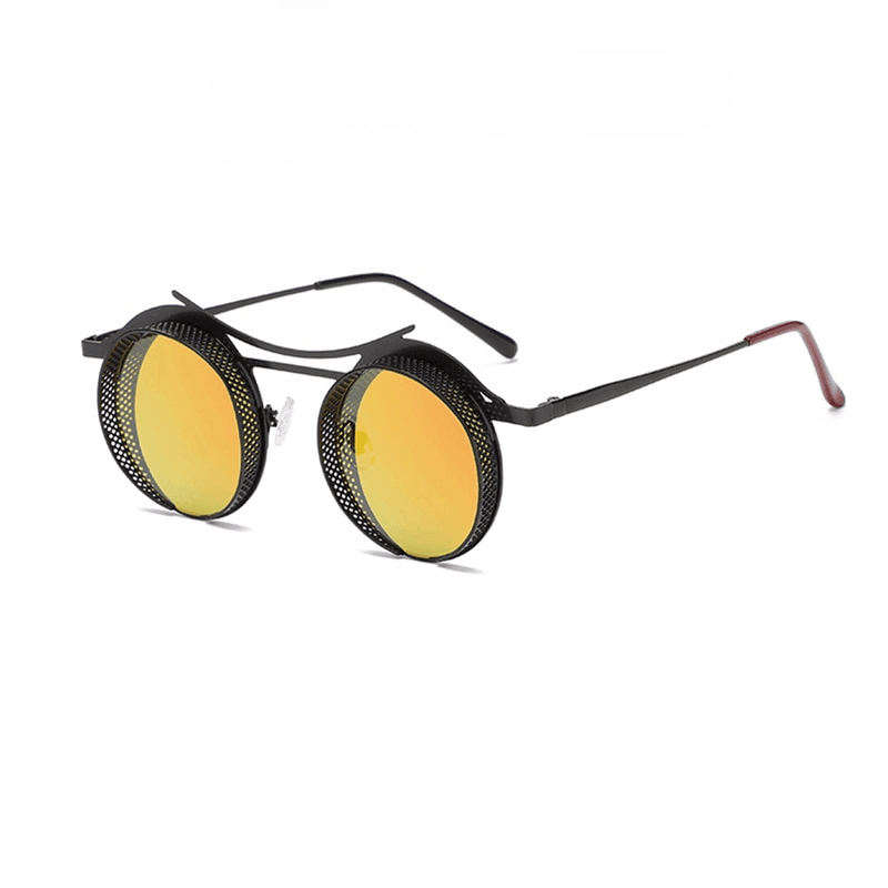 Archimedes Steampunk Round Sunglasses Sunglasses - The Burner Shop