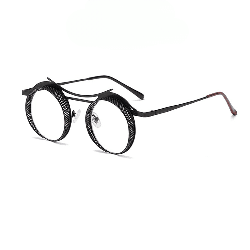 Archimedes Steampunk Round Sunglasses Sunglasses - The Burner Shop
