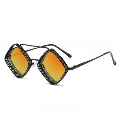 Berta Steampunk Diamond Sunglasses Sunglasses - The Burner Shop