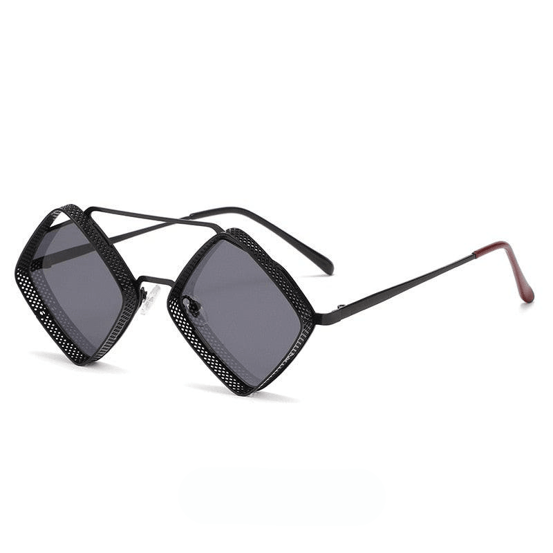 Berta Steampunk Diamond Sunglasses Sunglasses - The Burner Shop