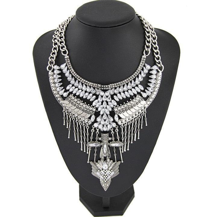 Bohemian Carved Vintage Necklace Necklaces - The Burner Shop