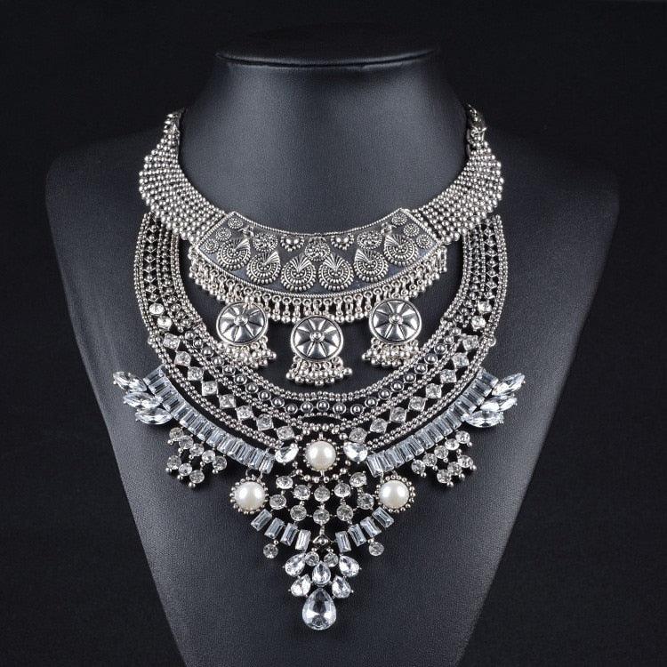Bohemian Carved Vintage Necklace Necklaces - The Burner Shop