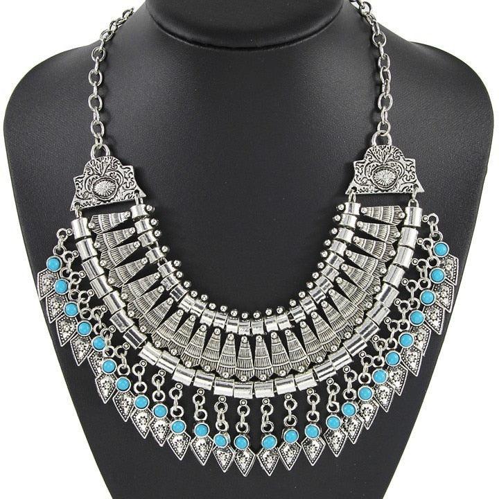Bohemian Carved Vintage Necklace Necklaces - The Burner Shop