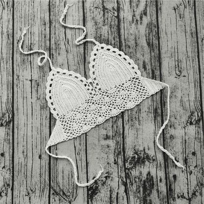 Boho Chic Crochet Lace Knit Cami Tops - The Burner Shop