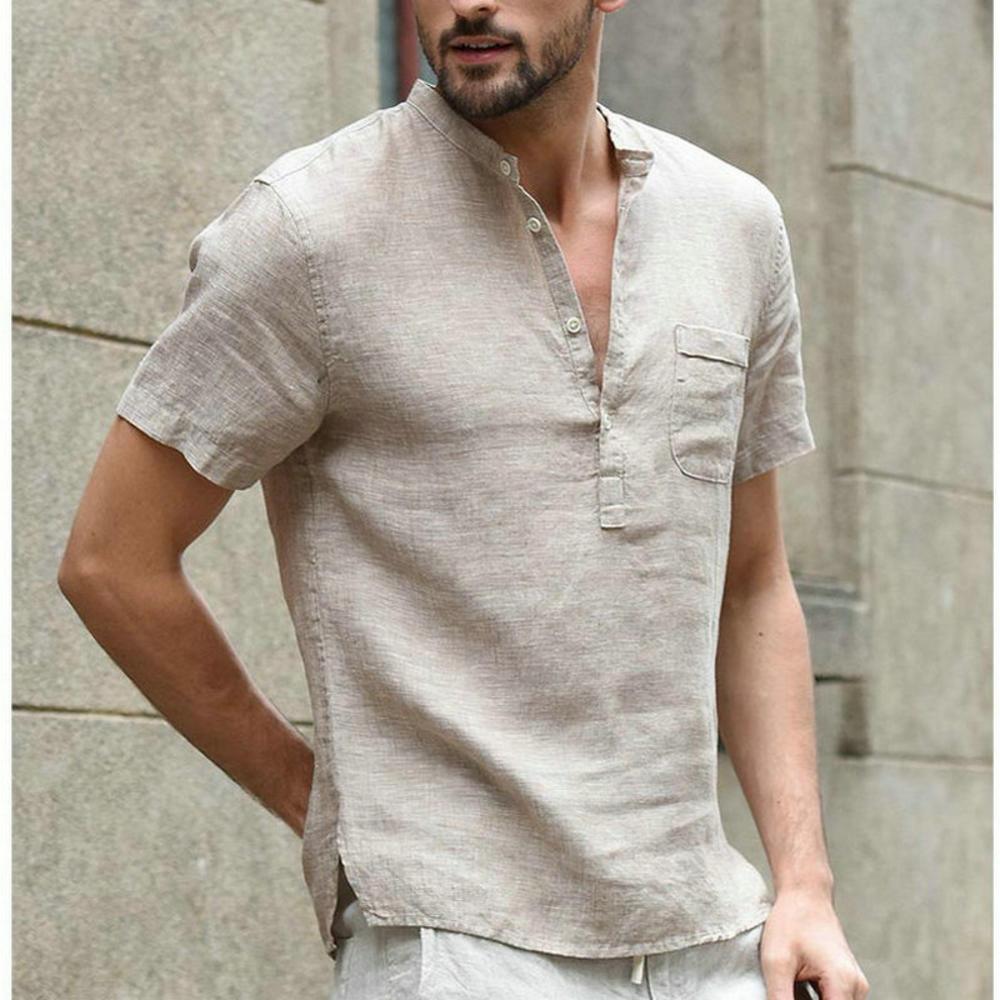 Boho Long Sleeve Linen Shirt Shirts - The Burner Shop