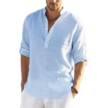 Boho Loose Cotton Shirt Shirts - The Burner Shop