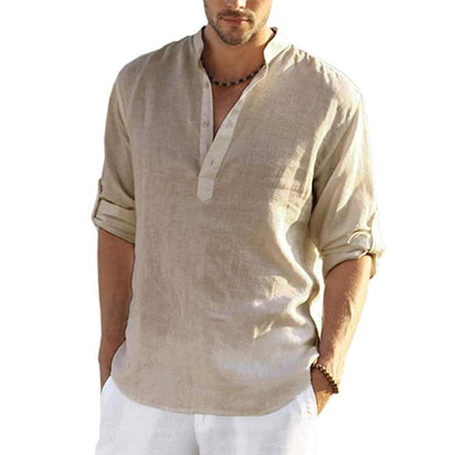Boho Loose Cotton Shirt Shirts - The Burner Shop