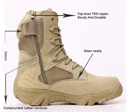Combat Ankle Boots Boots - The Burner Shop