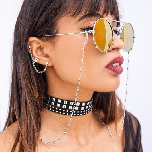 Eyewear Chain in Pearls Eyewear Accessories - The Burner Shop