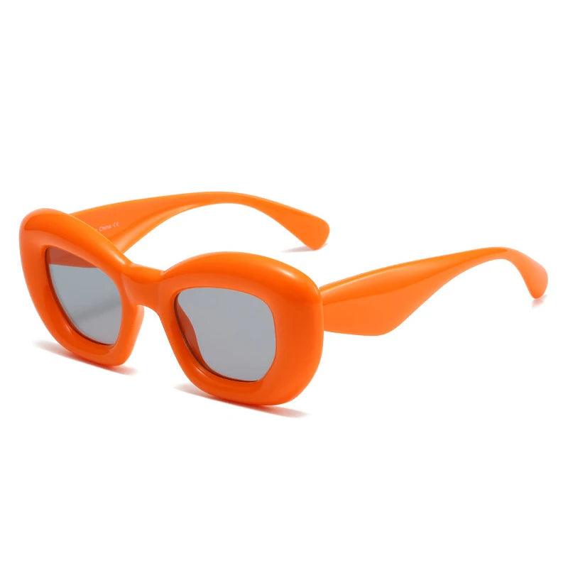 Funky Retro Rectangle Sunglasses Sunglasses - The Burner Shop
