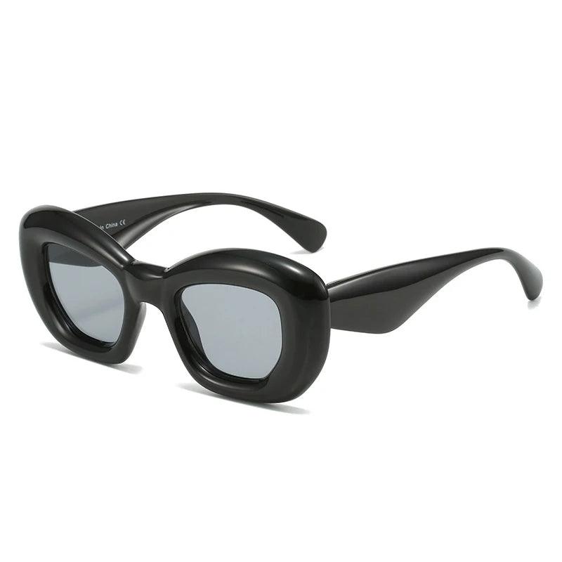 Funky Retro Rectangle Sunglasses Sunglasses - The Burner Shop