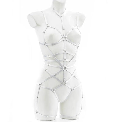 Gothic Leather Body Harness Body Harness - The Burner Shop