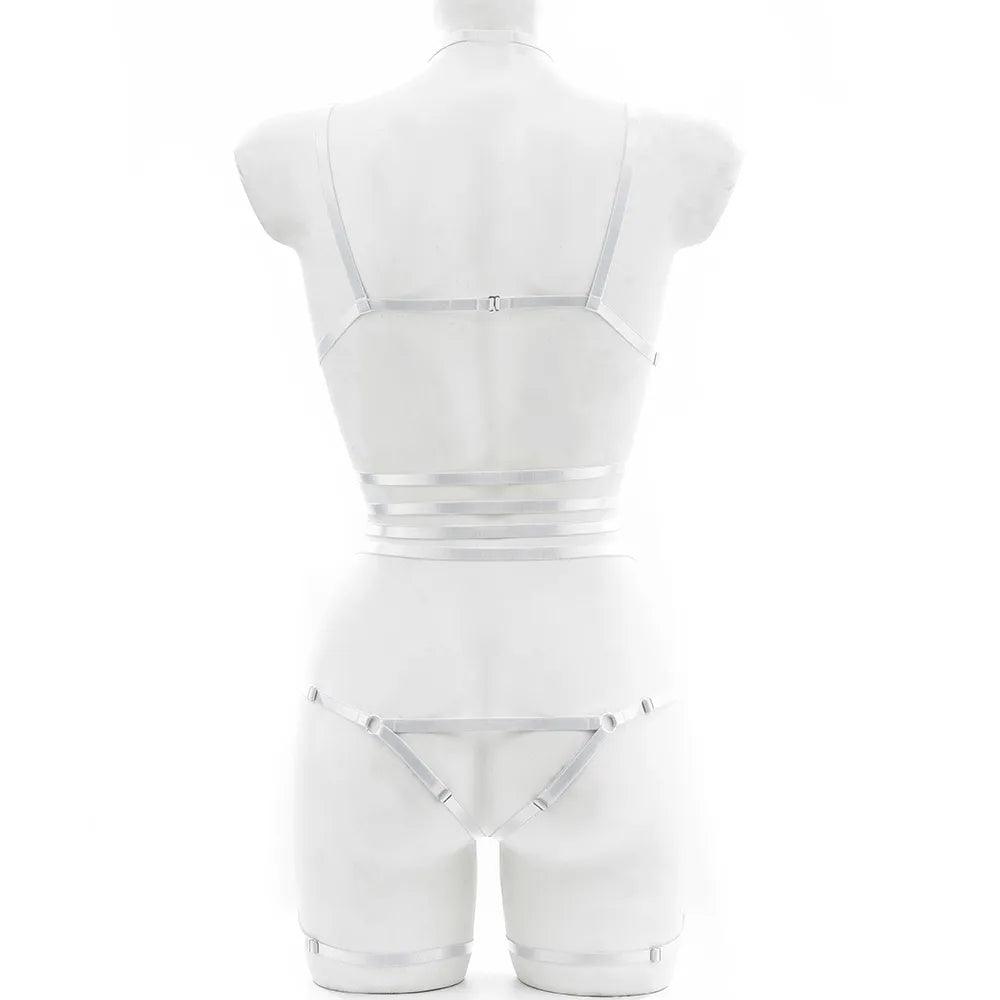 Gothic Leather Body Harness Body Harness - The Burner Shop