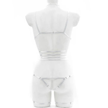 Gothic Leather Body Harness Body Harness - The Burner Shop