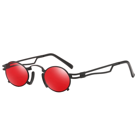 Groovy Steampunk Oval Sunglasses Sunglasses - The Burner Shop