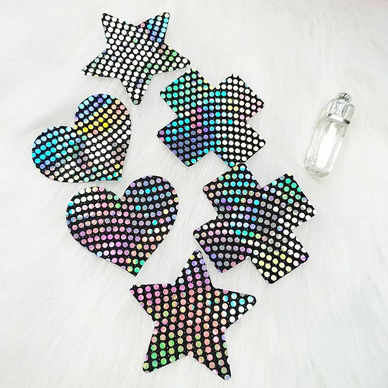 Holographic Breast Pasties Breast Pasties - The Burner Shop