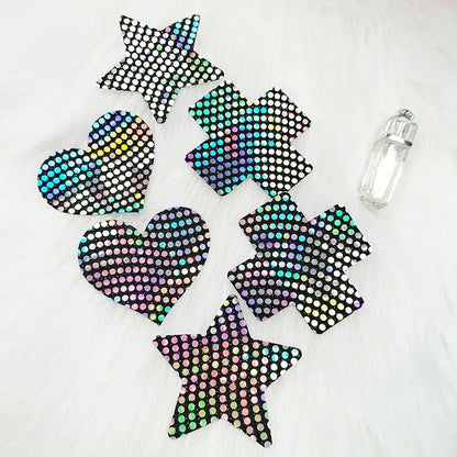 Holographic Breast Pasties Breast Pasties - The Burner Shop