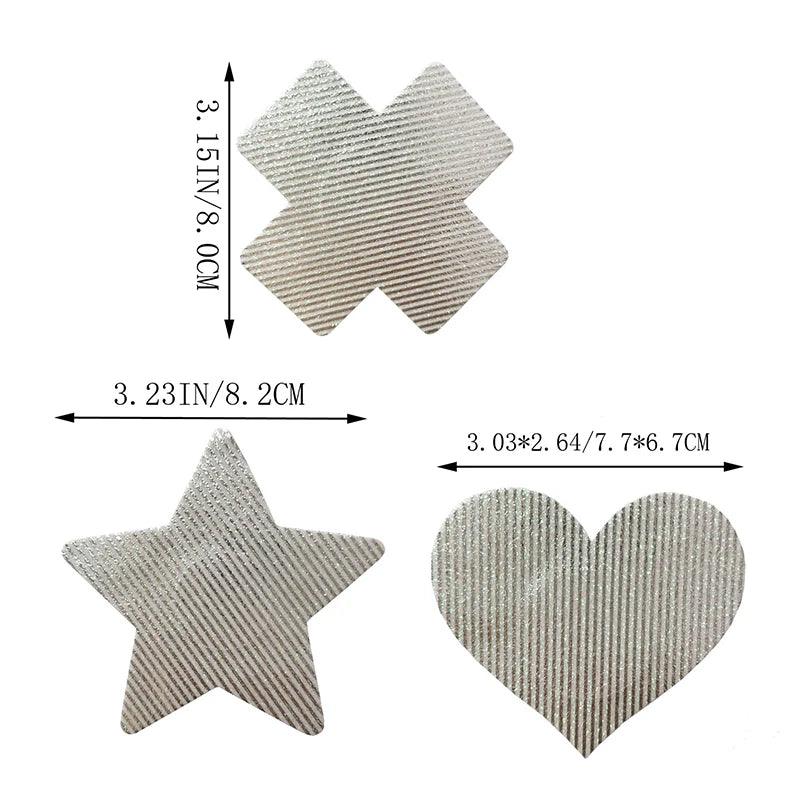 Holographic Breast Pasties Breast Pasties - The Burner Shop