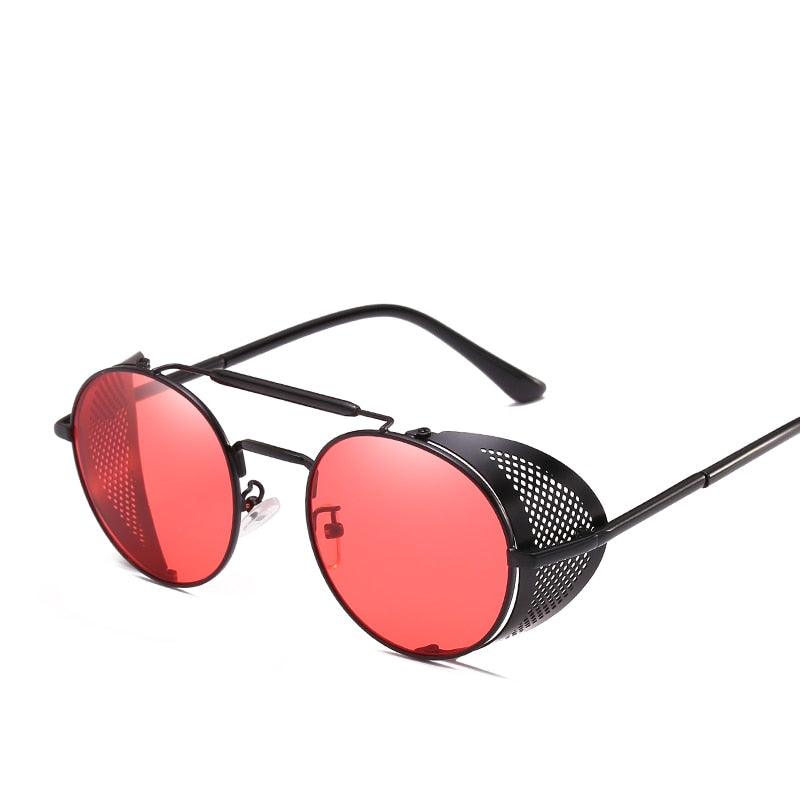 Jax Steampunk Round Sunglasses Sunglasses - The Burner Shop