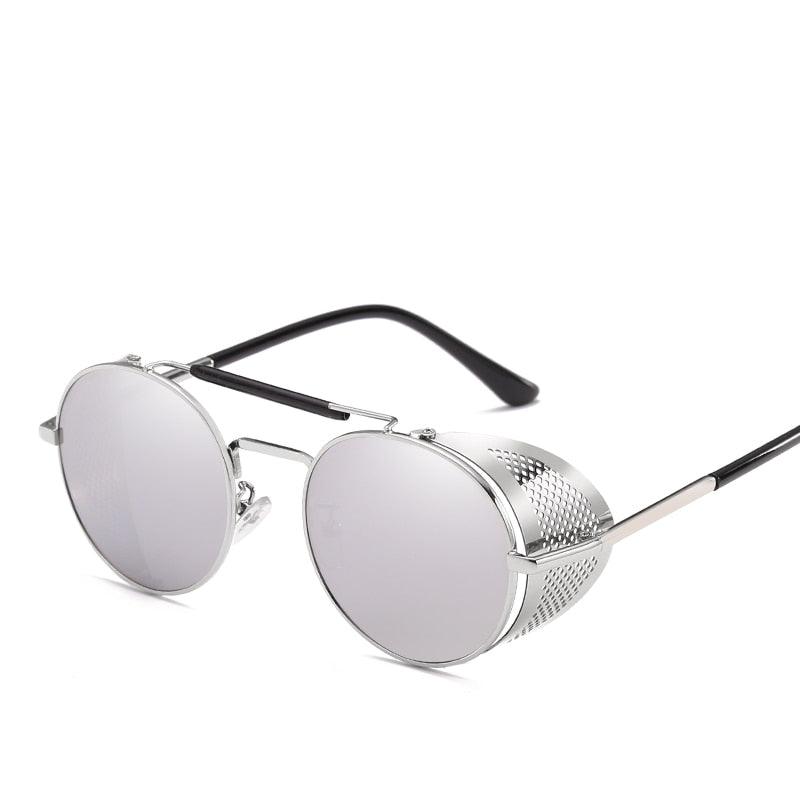 Jax Steampunk Round Sunglasses Sunglasses - The Burner Shop