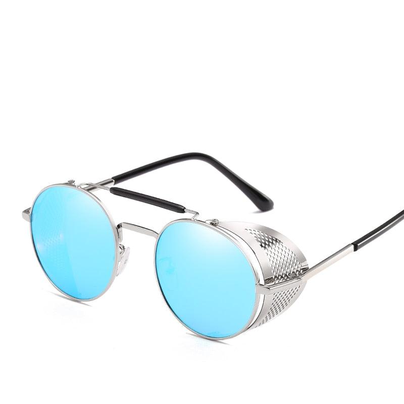 Jax Steampunk Round Sunglasses Sunglasses - The Burner Shop