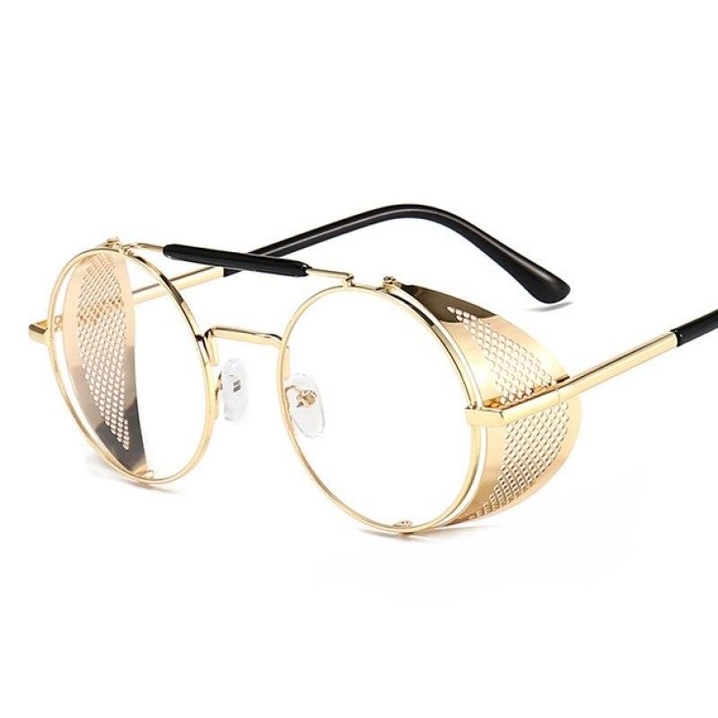 Jax Steampunk Round Sunglasses Sunglasses - The Burner Shop