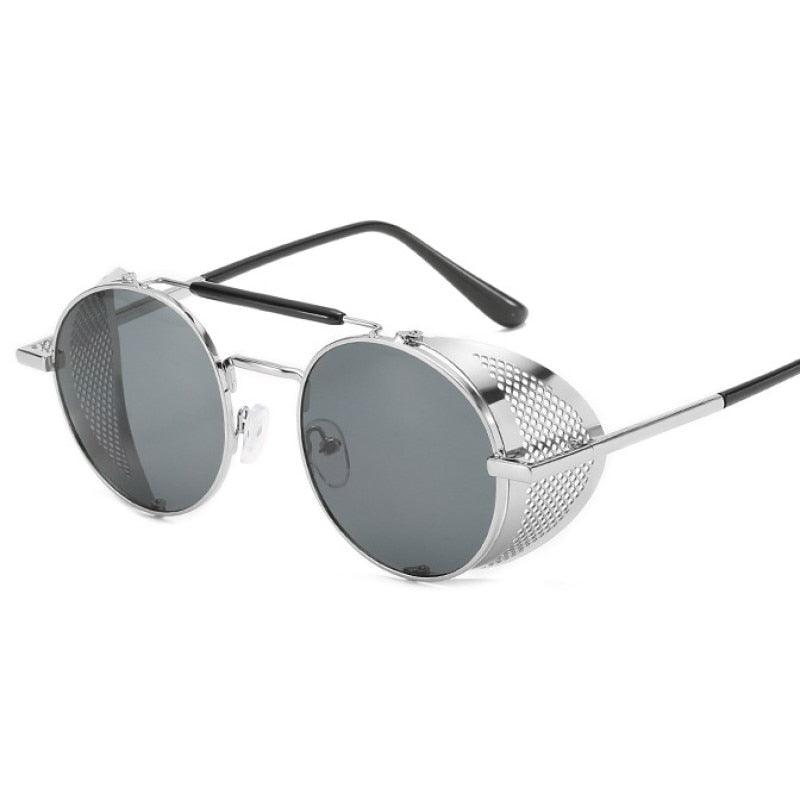 Jax Steampunk Round Sunglasses Sunglasses - The Burner Shop