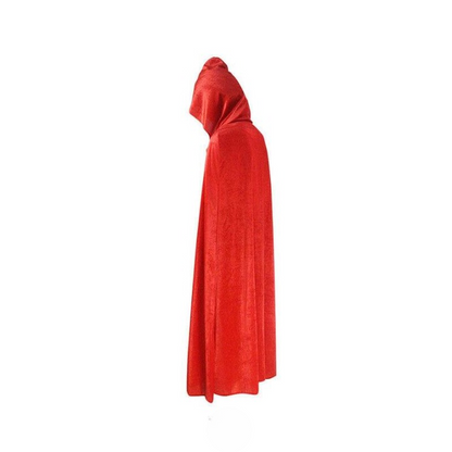 Medieval Velvet Hooded Cloak