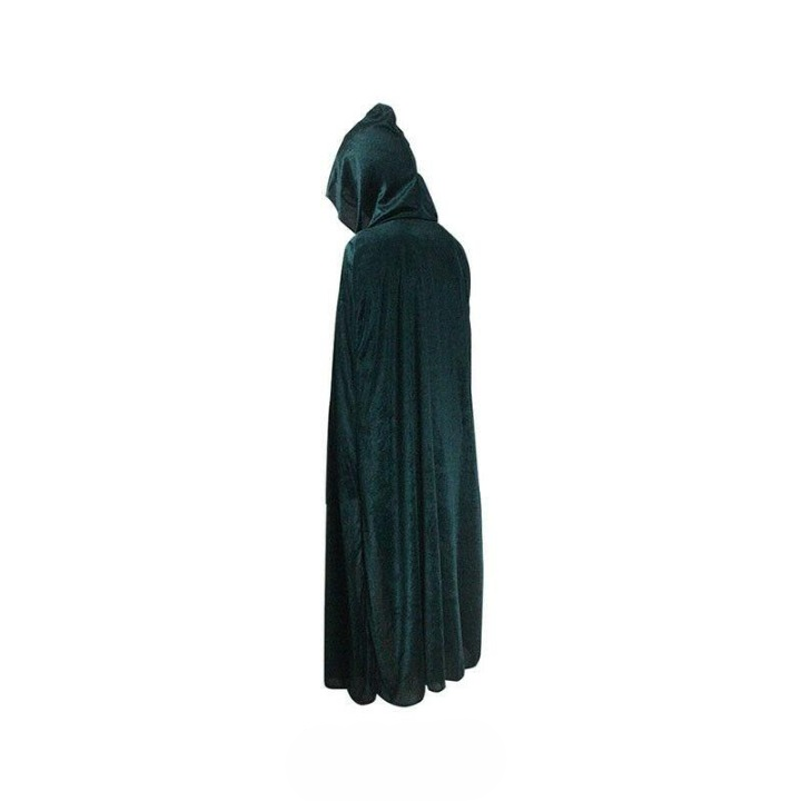 Medieval Velvet Hooded Cloak