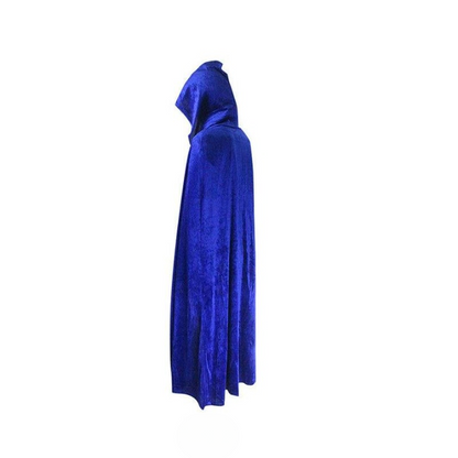 Medieval Velvet Hooded Cloak