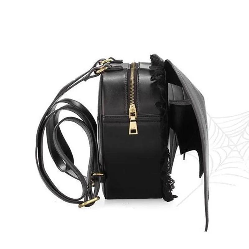 Mini Heart with Bat Wings Backpack Backpacks - The Burner Shop