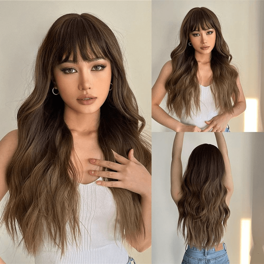 Nicole Long Wavy Wig Wigs - The Burner Shop