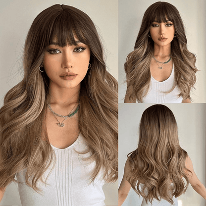Nicole Long Wavy Wig Wigs - The Burner Shop